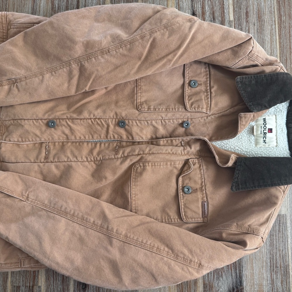 Woolrich Men's Tan Barn Coat